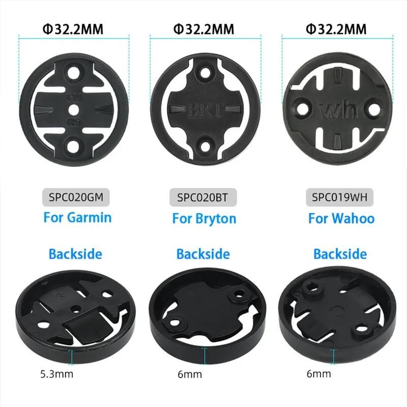 1PC Bicycle Computer Bracket Mount Base Adapter For Garmin Bryton Wahoo Bike GPS Speedometer Holder Replacement Accessories