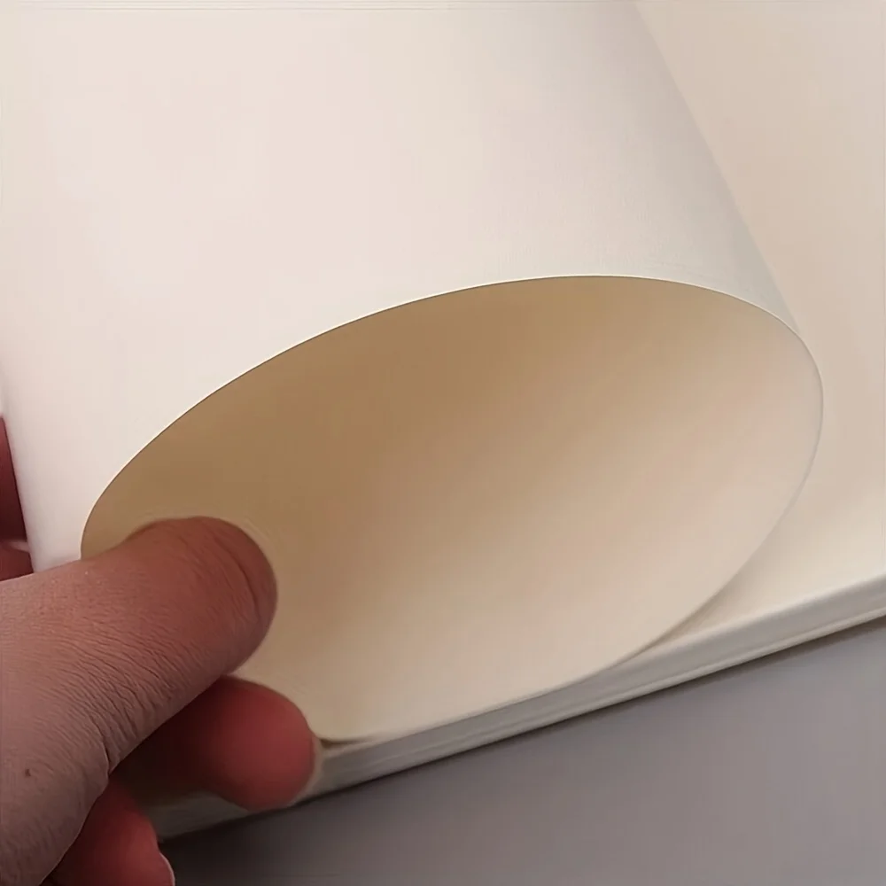 2pcs of 30 Sheets Vintage Cowhide Textured Sketchbook - Acid-Free Watercolor Paper with Top Spiral Binding, Durable Art Sketchbo view 3