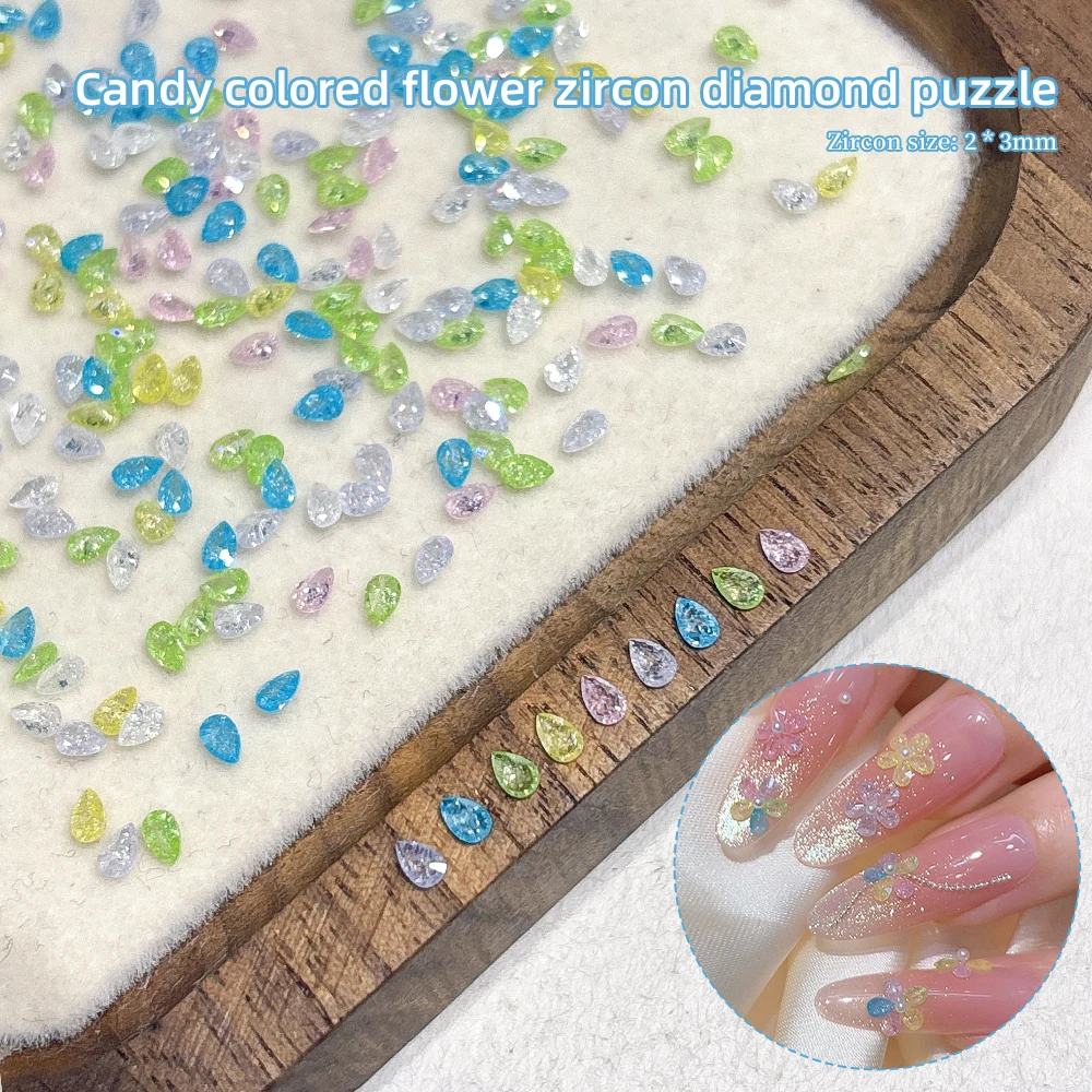 KANIU 50/100PCS MIX 3D Mini Ma - Nail Art Wates reseña y precio