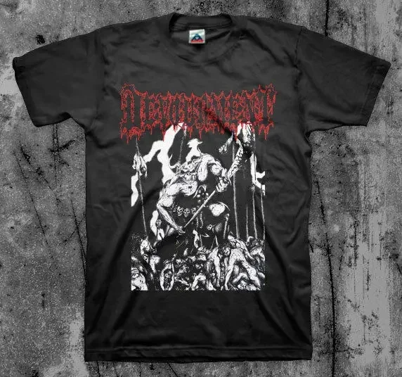 Devourment 'Barbarrian' T shirt (Aborted goregrind relapse carnage entombed)