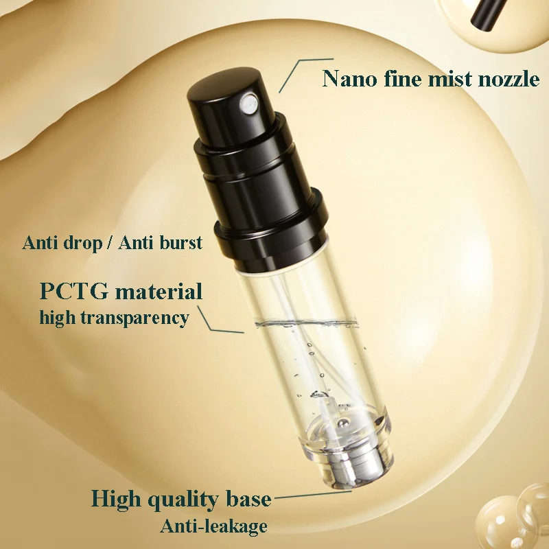 5 ml Mini Taşınabilir Doldurulabilir Parfüm Şişesi Dolum Sprey Koku pompalı şişe Boş Kozmetik Konteyner Parfüm Atomizer Seyahat için