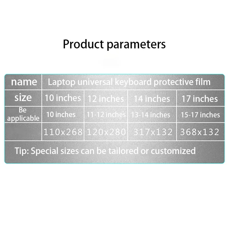 Waterdichte Laptop Toetsenbord Beschermende 10 11 12 13 14 15 17 Inch Siliconen Transparante Beschermende Film Toetsenbord Stofdicht Film
