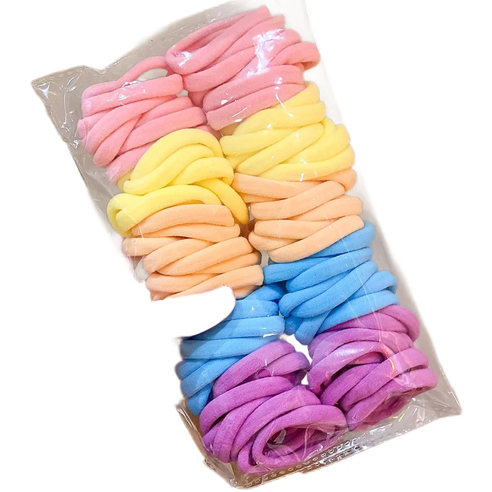 

Резинки для волос средней длины, эластичные резинки для волос, для спортзала, тренировок, офиса, легкие, с простым дизайном, высокая эластичность