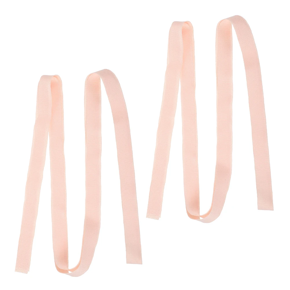 

2Pcs Pointe Shoe Ribbon Canvas Dedicated Ribbons Soft Comfortable Dance Accessories Stage Performance Ballet Shoe Laces