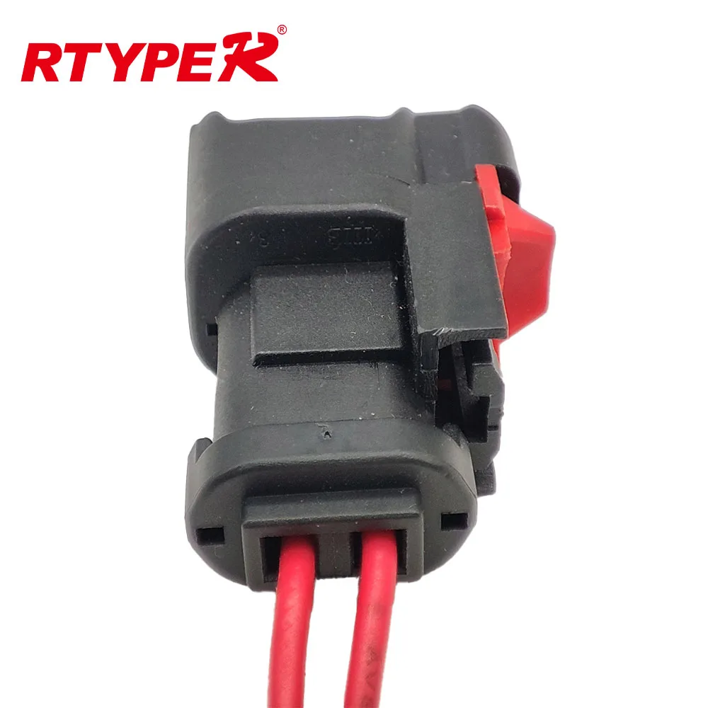 For NTK 1P1580 ABS Wheel Speed Sensor Connector Car Socket Fuel Injector Connector Female With Cable For Chevrolet Mazda Ford Fo