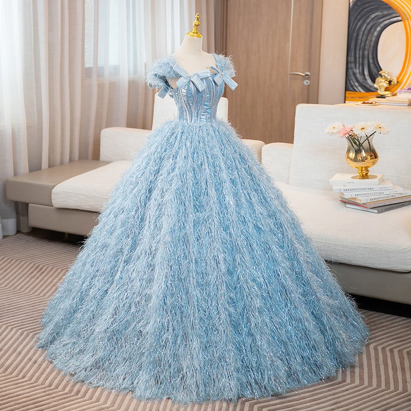 Robes Quinceanera personnalisées, robe de Rhde luxe, grande taille, robes de soirée élégantes, 15 ans, 2025