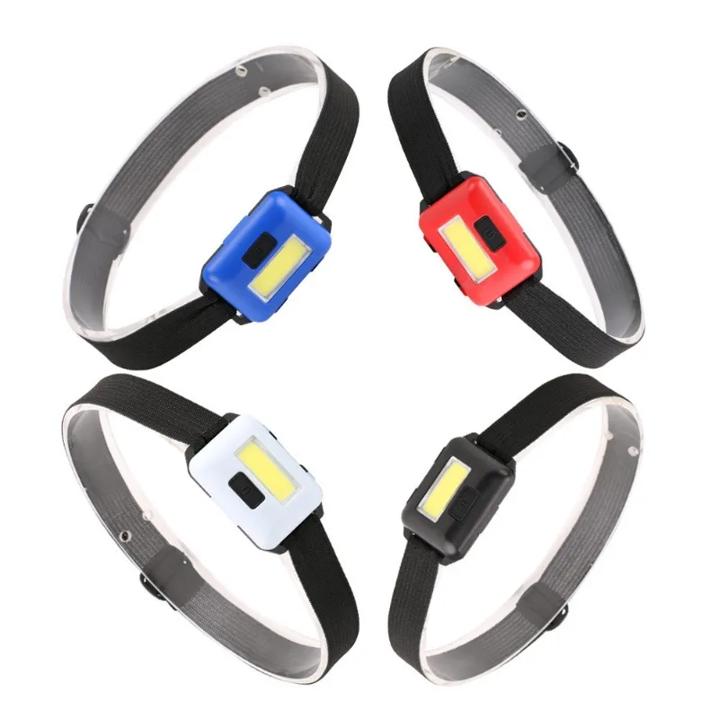 Mini COB Headlamp - Super Bright, Long Battery Life, Ideal for Night Running, Cycling, Camping, Dry Battery Head-Mounted Torch