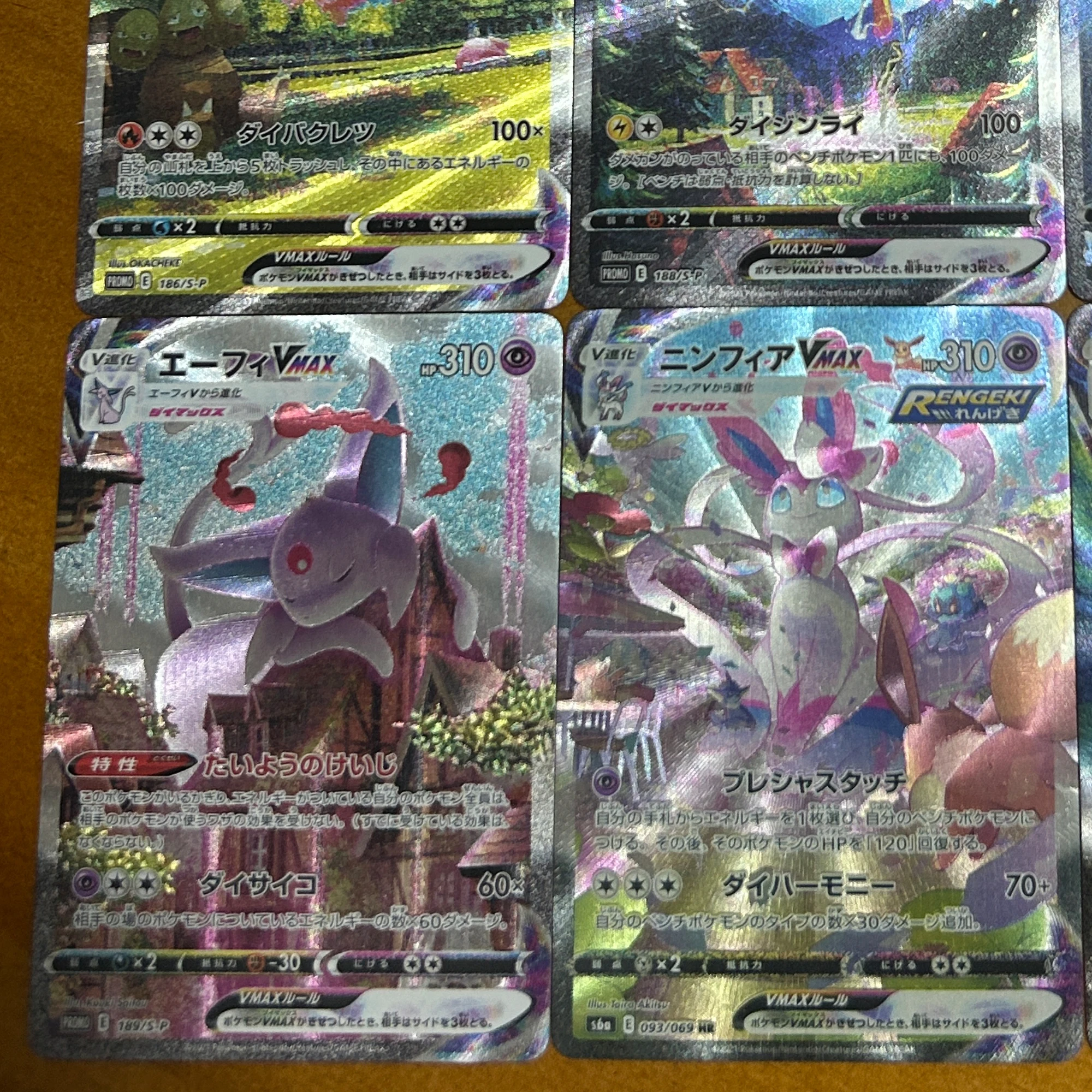 9 unids/set Diy hecho a sí mismo PTCG VMAX Eeveelution tarjeta de colección clásico limitado grueso Flash Eevee Vaporeon tarjetas de Anime juguetes de regalo