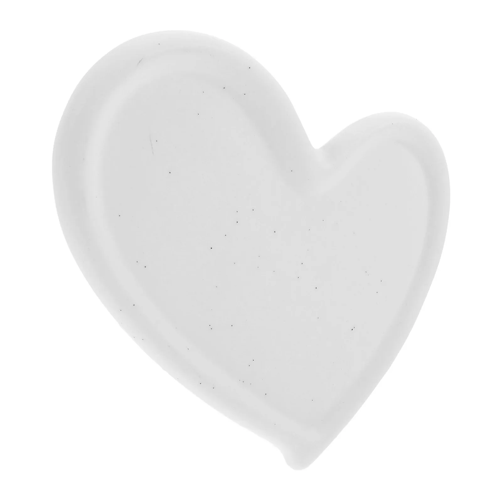 

Ceramic Jewelry Display Plate Decorative Heart Tray Elegant Jewelry Organizer Ring Earring Storage Tray for Bedroom Living Room