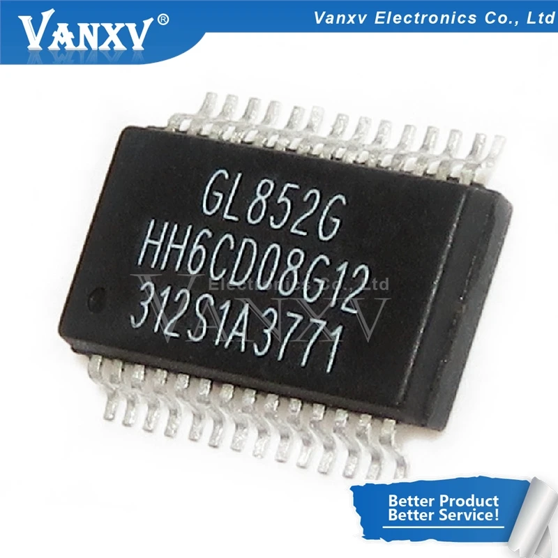 1-20PCS WM8731S WM8731 GL852G GL852 MA6116A MA6116 ZT3243LEEA ZT3243 MAX1737EEI MAX1737 FT245RL FT245 SSOP-28