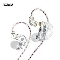 CVJ Konoka In-Ear Earphone With 3D Hifi Triple Hybrid (1DD + 1BA + 1Vibration Driver) Wired DJ Monitors Tuning Switch Headset