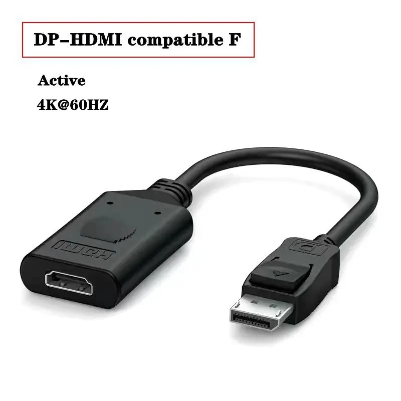 4K 60Hz duży DP/Mini DP do DVI VGA kompatybilny z HDMI Active Host karta graficzna Multi Screen Splicing podzielony ekran wysokiej rozdzielczości