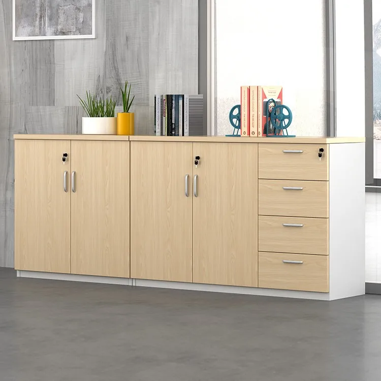Berkson File Cabinet Information Lock Low Locker Floor Office Wooden Staff Partition
