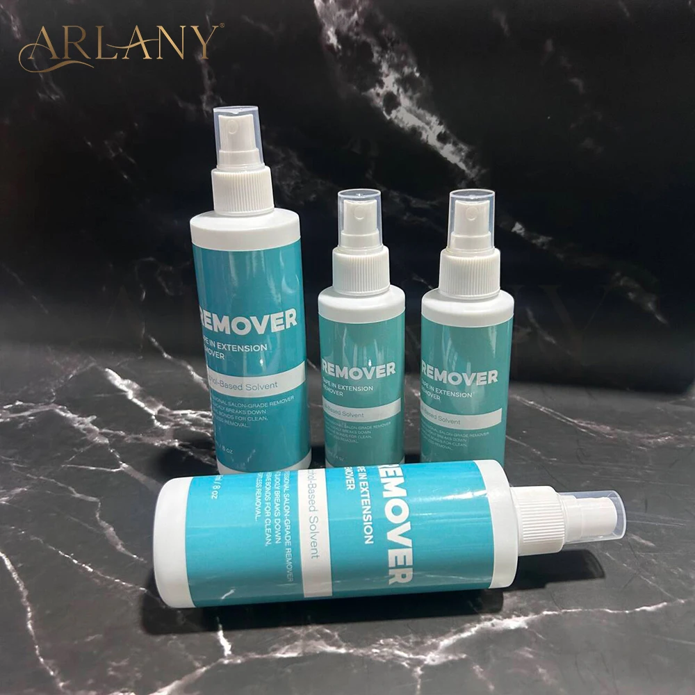 arlany-8オンス-テープリムーバー（4オンス-テープイン-テープウェフトエクステンション用テープ残渣除去剤付き）テープインエクステンションリムーバースプレーキット