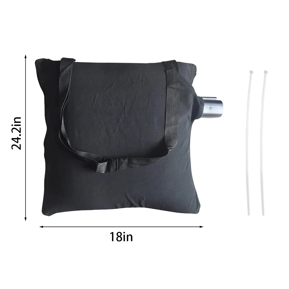 Replacement For Leaf Blower Vacuum Bag for Black Decker For BV2900 BV3100 Set of 3 Bags with Zipper Closure and Ties