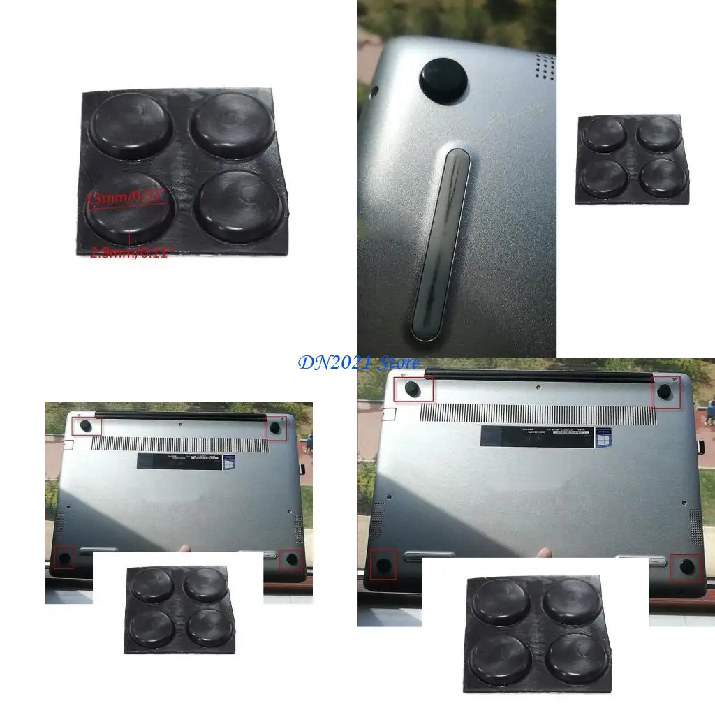 f3ke-4-шт-прочный-силикагель-Нескользящая-подушечка-для-ног-емкостная-механическая-клавиатура-diy-наборы-тонкие-черные-для-ног