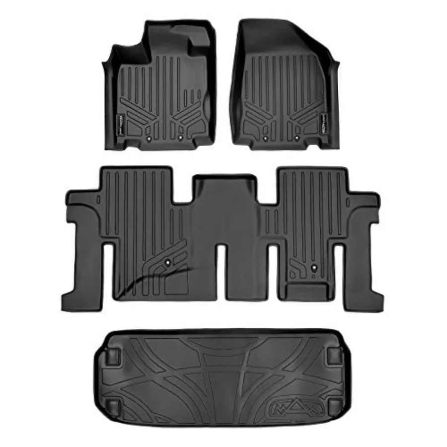 

Floor Mats and Cargo Liner Set for 2001-2001 Infiniti JX5 Black Rubber Durable and Waterproof with Perfect Fit