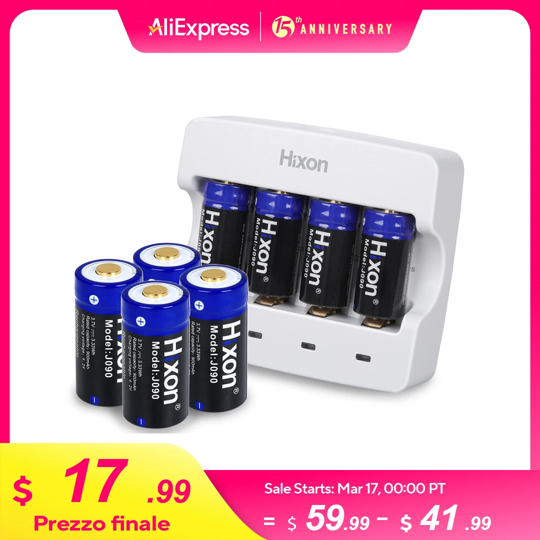 

900mAh 3.7V Rechargeable Battery for Arlo HD Camera& Reolink Argus Li-ion Battery[8pc Battery&Charger Set]