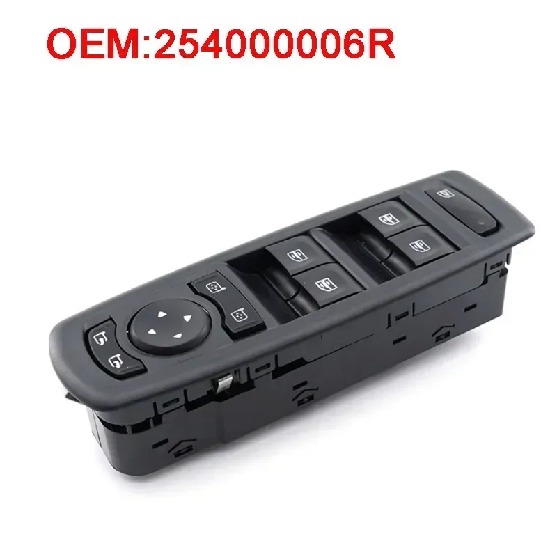 

Car Power Window Lifter Switch Control Button 254000006R For Renault Fluence LZ 1.5 DCI Megane III Laguna III 2008-2016