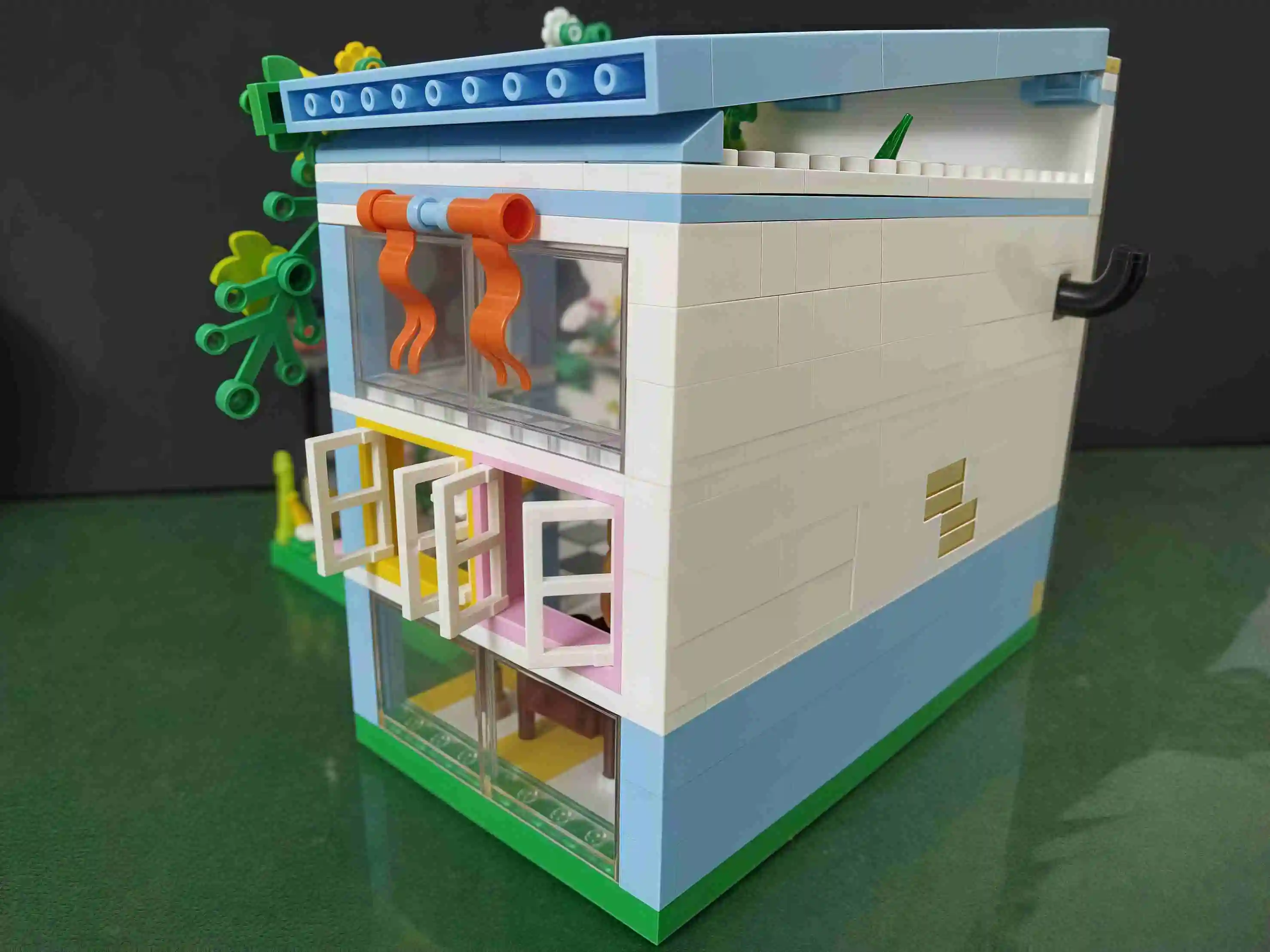 Serie di città delle fiabe Blocchi di costruzione Mini casa da giardino Modello creativo Giocattoli educativi per ragazze e ragazzi Regalo di festa
