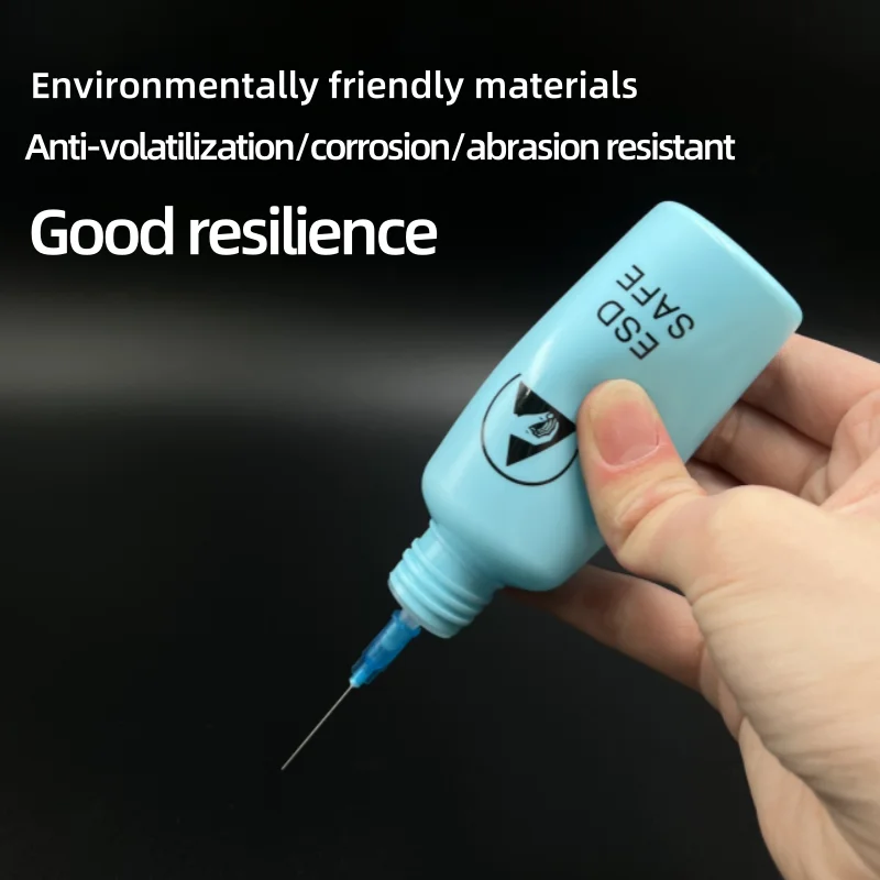 60 Ml Antistatic Alcohol Vials With Thick Cap Double Cap Design Syringe Tip With Fine Tip Needle Blunt Tip Dispensing Needle