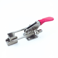 2 pcs Stainless Steel Toggle Clamps Vertical Quick Release Cabinet Door Latch U Shaped Bar Small Size Home Office Use Hardware
