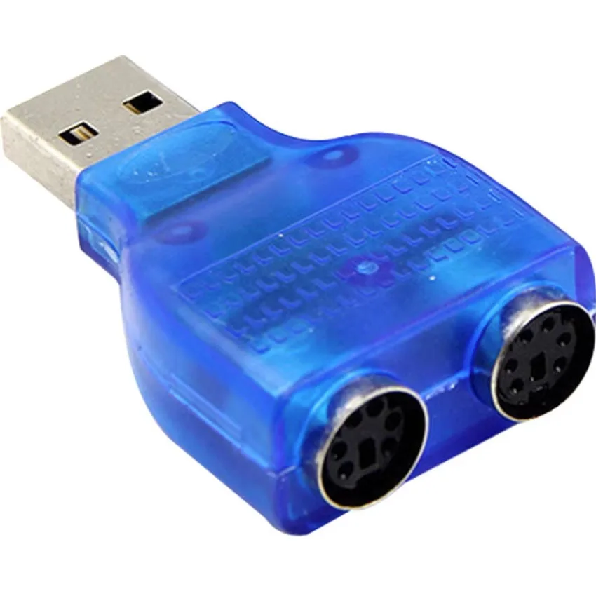 USB 2.0 To PS/2 adapter To Use Your PS/2 Keyboard/Mouse On A USB port computer accessories Drop Shipping