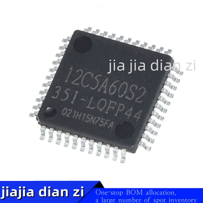 2 Stks/partij STC12C5A60S2-35I-LQFP44 Stc12c5a60s2 Microprocessor Ic Chips In Voorraad