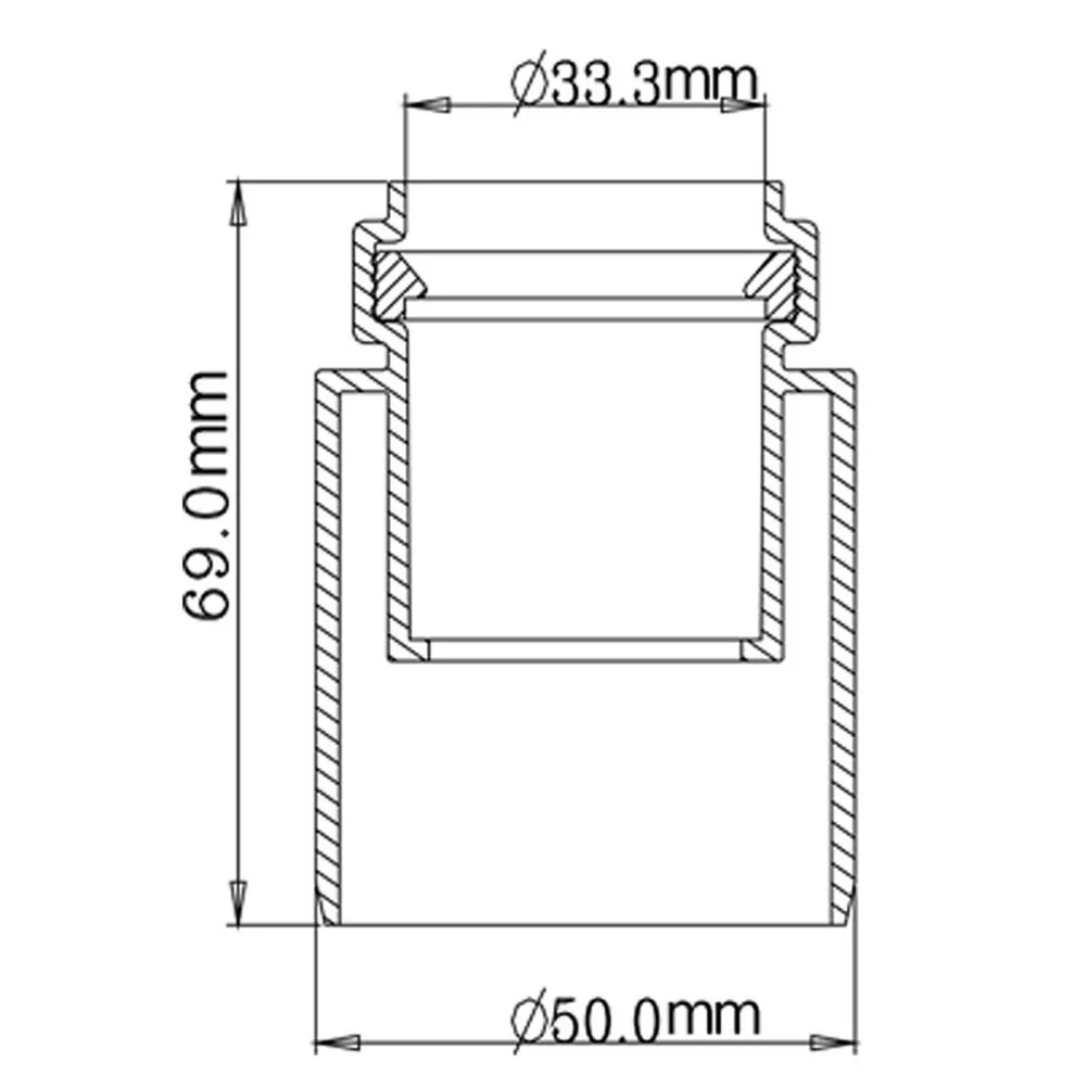 PP Plastic Reducer Coupling 50mm x 32mm Designed for Use with for pe PP PVC and Other Common Plastic Pipe Materials