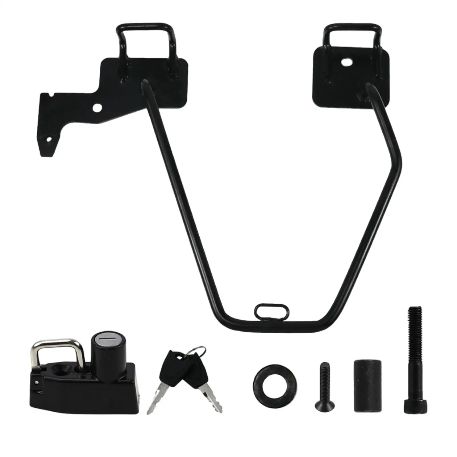 

Motorcycle Side Bag Support Left Side Stable Iron for Honda GB350