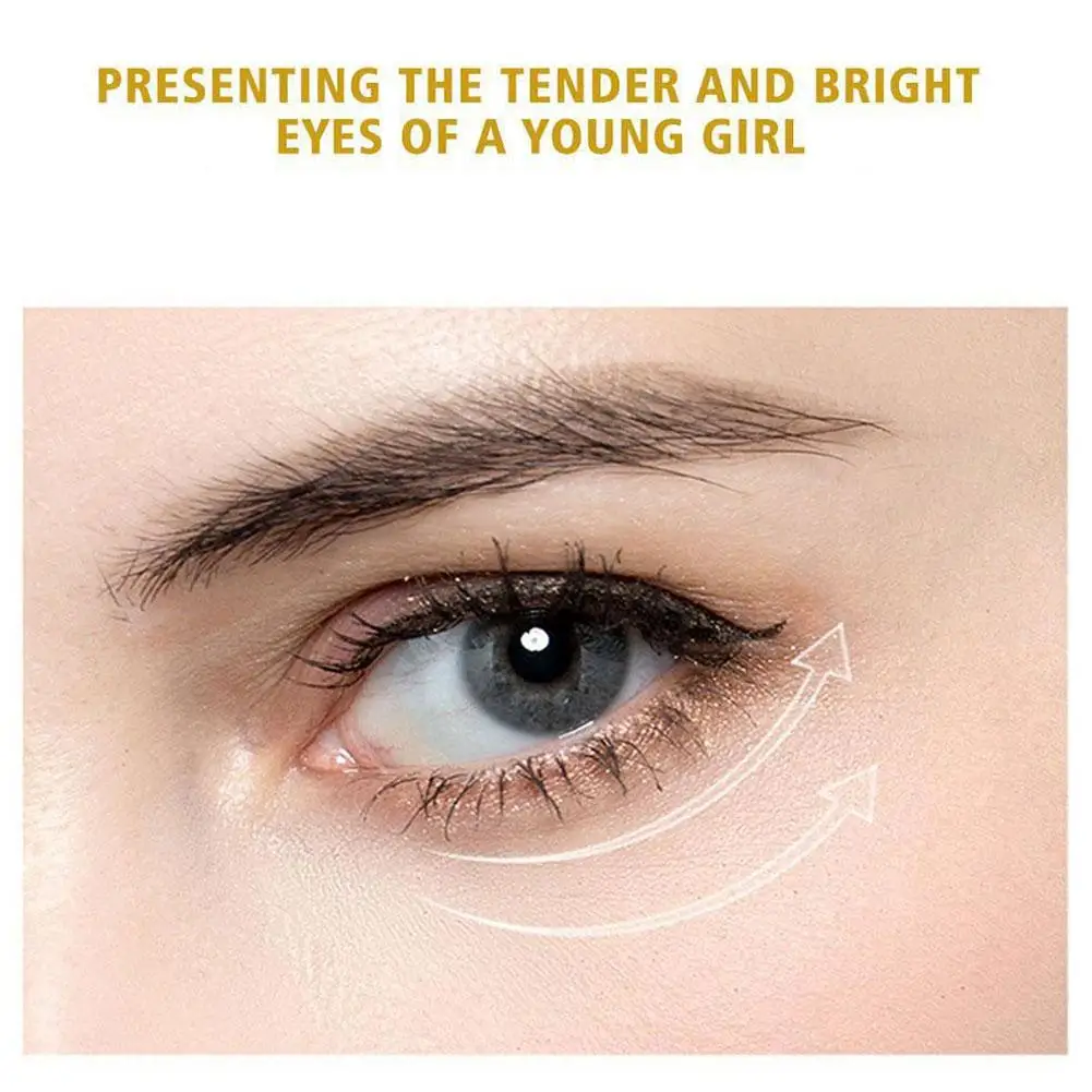 Oligopéptido antienvejecimiento de ojos liofilizado, removedor facial hidratante, Lifting de arrugas, 4 pares, P0v6