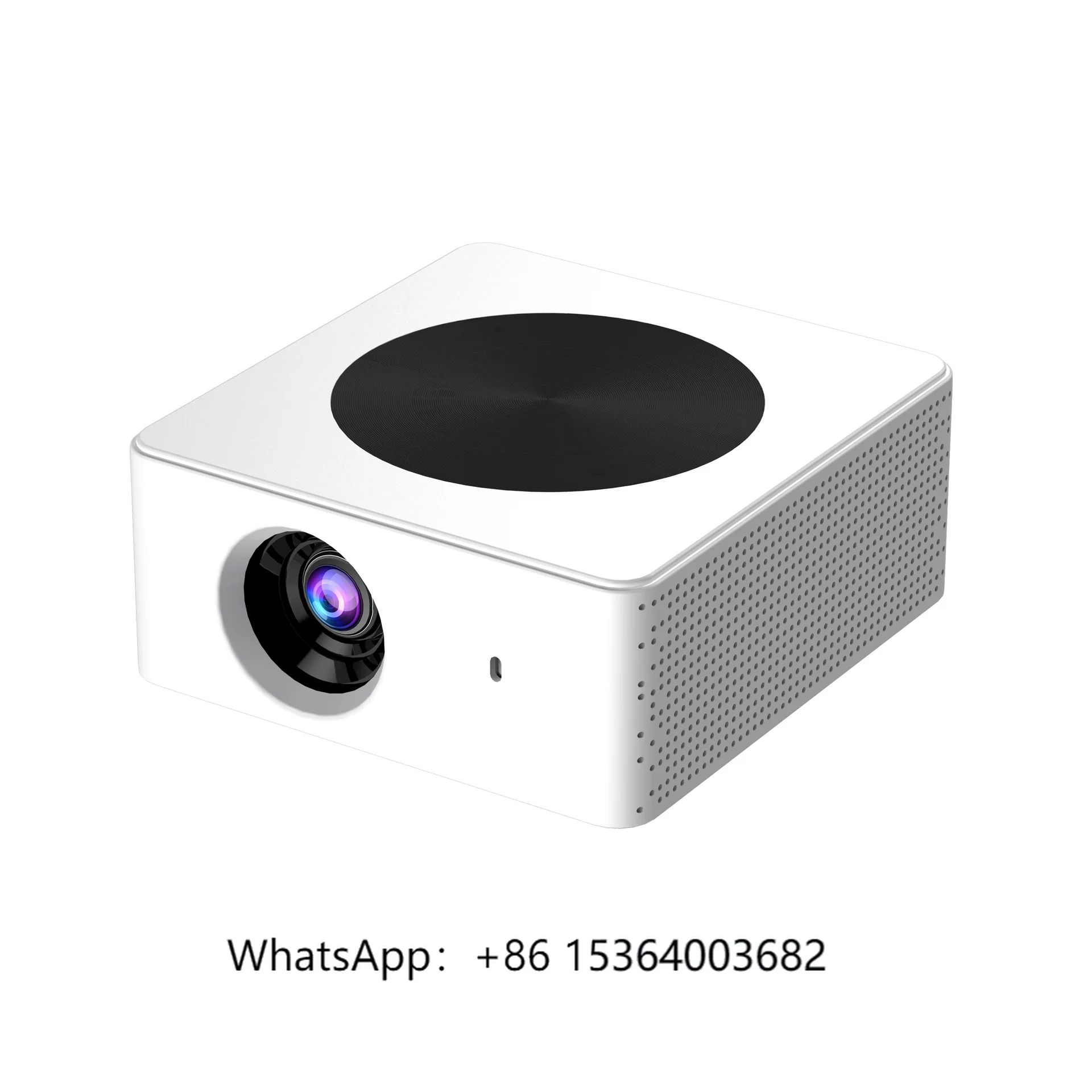 جهاز عرض TJXL-2025 صغير يعمل بنظام أندرويد مع حامل Gimbal واي فاي عالي الدقة 4K وصب الشاشة للسينما المحمولة في غرفة النوم/الخارجية