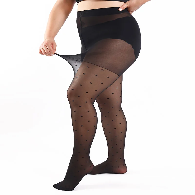 Ultradünne Strumpfhosen in Übergröße, Anti-Haken, reißfest, superelastisch, magischer Punkt, nahtlose Strumpfhosen, Übergröße, Nylons, Damenstrümpfe