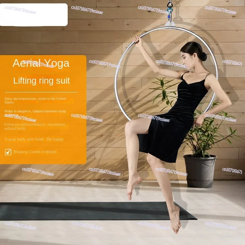 

Exercise Rotating Aerial Yoga Hanging Ring Dance Gymnastics Acrobatics Hanging Ring Solid Yoga