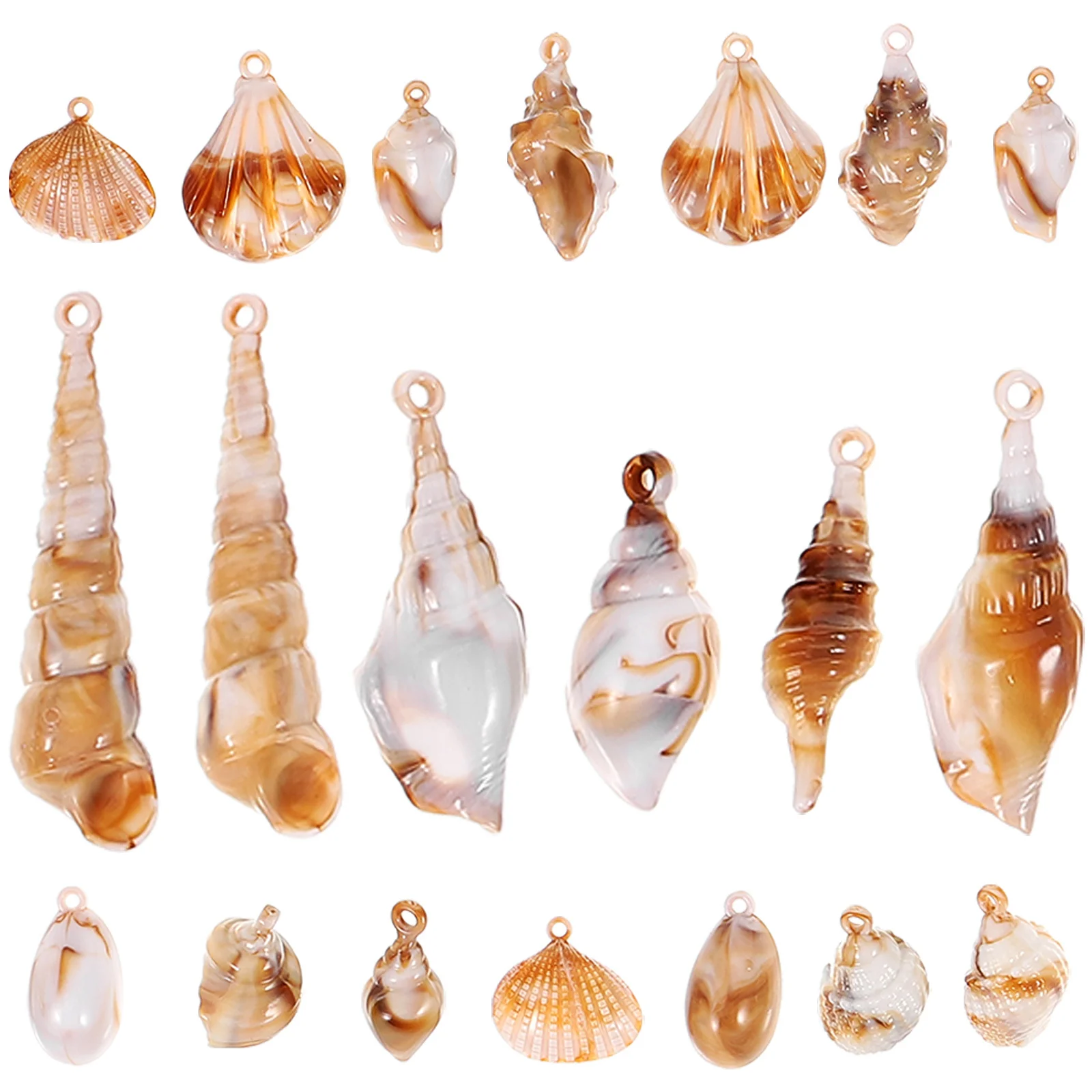 المحيط موضوع قذيفة سحر الإبداعية قلادة جمع المجوهرات الزخرفية عقد دي اي واي أساور سلاسل المفاتيح صنع المواد