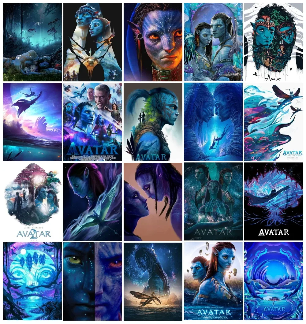 2024 Disney Movie Avatar 2: The Way of Water DIY Drill Diamond Painting Mosaic Embroidery Cross Stitch Handmade Craft Home Decor