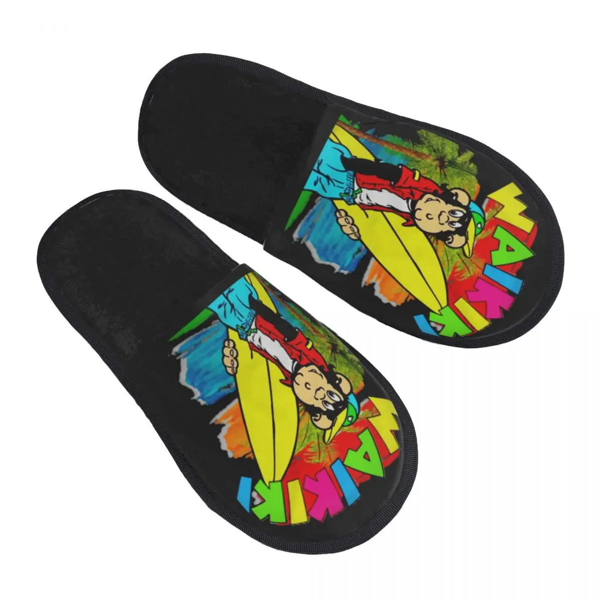 

Custom Print LC Waikiki Monkey Funny Cartoon Anime House Slippers Cozy Warm Memory Foam Fluffy Slipper Indoor Outdoor Shoes
