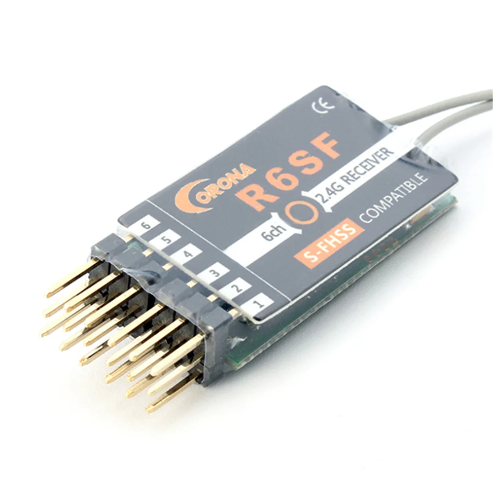 

R6SF 2.4G 6CH S-FHSS/FHSS Compatible Receiver For RC Models