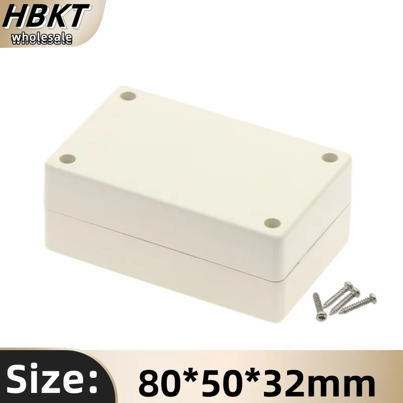 1pcs 80x50x32mm Plastic case electronic instrument junction box power module case through circuit board installation box