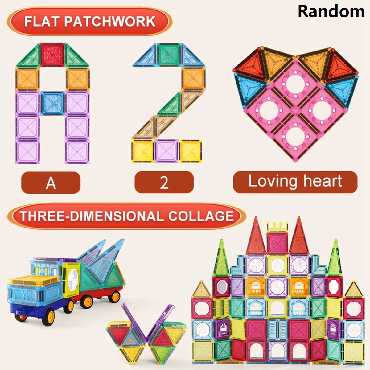 Magnetyczne klocki dla dzieci w wieku 3-5 4-8 lat, magnetyczne zabawki dla chłopców i dziewczynek w wieku 3 4 5 6 7 8+ lat, magnetyczne klocki konstrukcyjne dla przedszkolaków