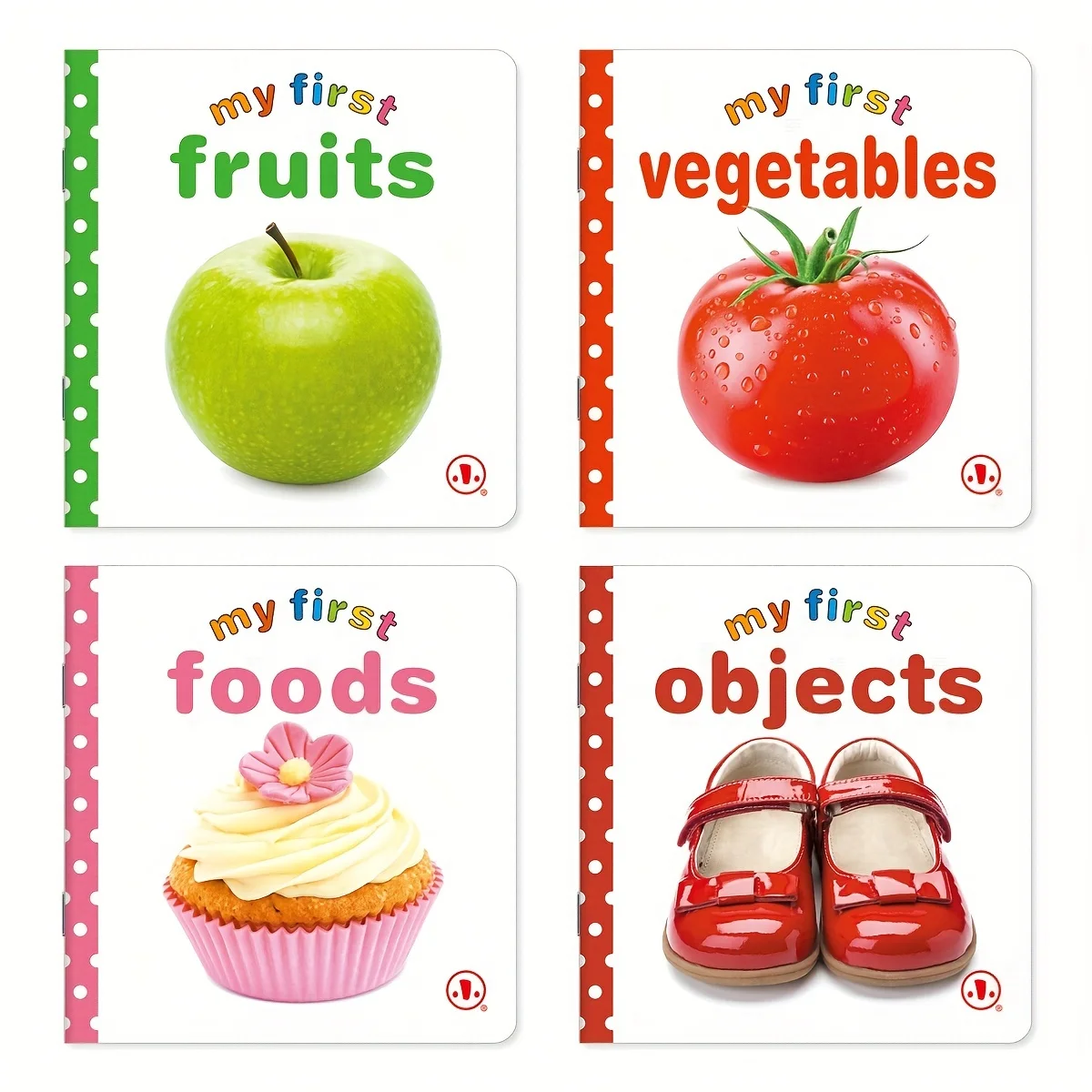 1 коробка из 12 обложек английского яблока. Детская маленькая энциклопедия. Серия распознавания объектов и изучения слов. Книги с картинками - Gi.