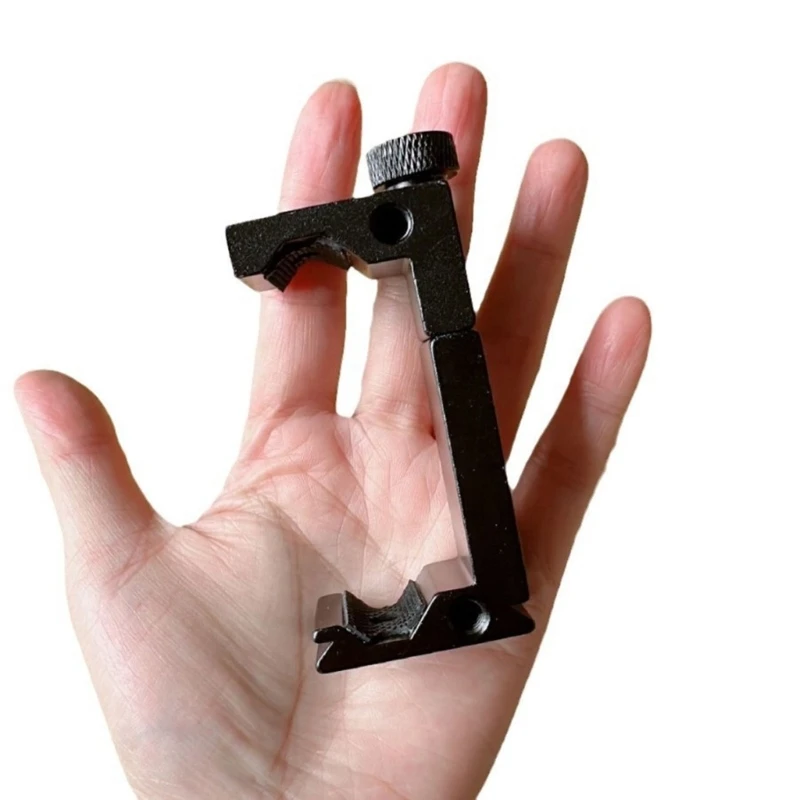 Крепление на штатив для телефона, металлический адаптер для штатива с портом Arca для горячей обуви и отверстиями под винты 1/4