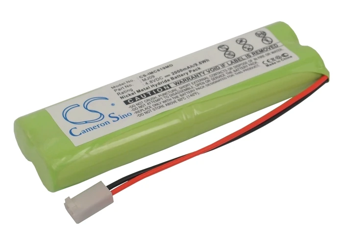 

GreenBatteryPower CameronSino 2000mAh 4.8V 9.60Wh Medical Ni-MH Battery for Abbott MJ09.01,I-Stat MCP9819-065,Martel B11464