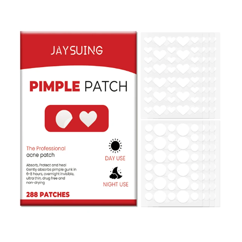 288 قطعة إصلاح حب الشباب التصحيح جهاز العناية بالوجه تتلاشى العيوب بثرة علامات مغلقة حب الشباب العيوب غطاء حب الشباب بثرة رقعة إصلاح الإطارات