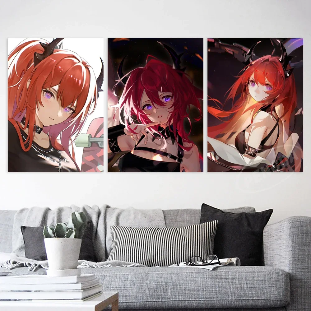 Home Decor Modern Canvas Arknights HD Prints Surtr Paintings Chen Poster Strategy Game Wall Artwork Modular Pictures Living Room