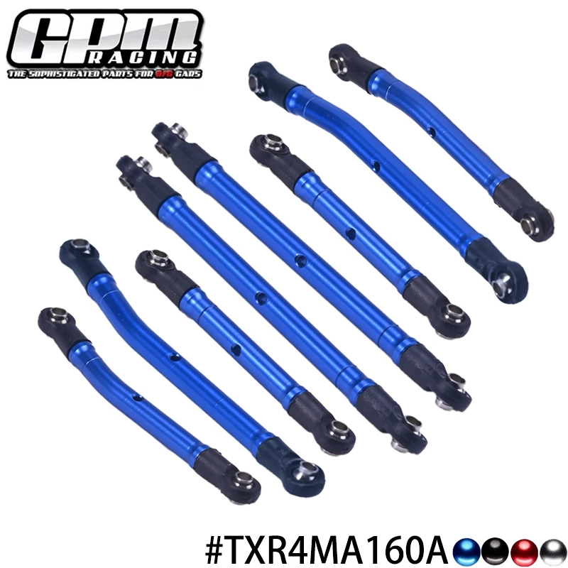 

GPM Aluminium High Clearance Adjustable Link Set For TRAXXAS 1/18 TRX4M K10 High Trail