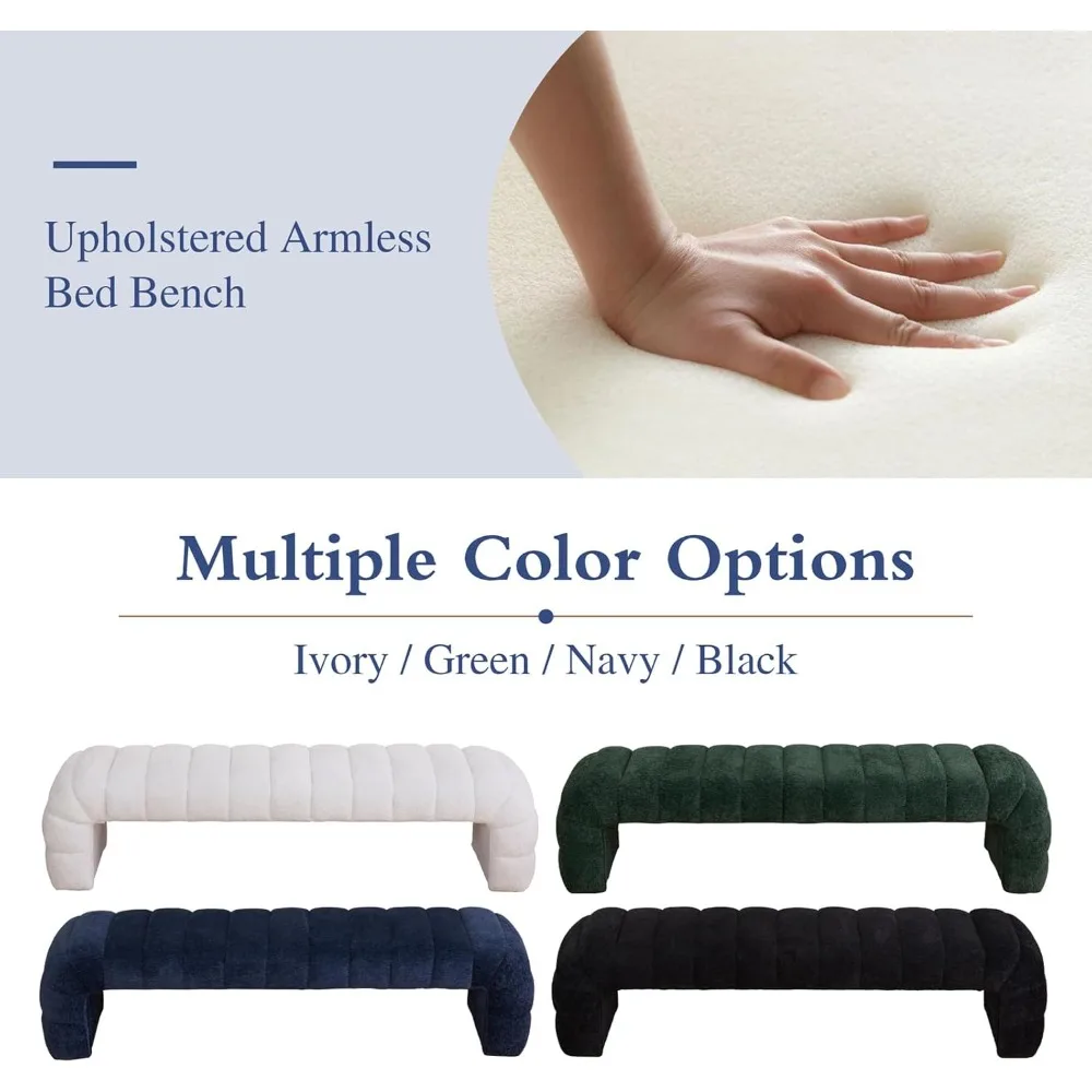 شيف و فينجول 69.7 بوصة مع مقعد غرفة المعيشة الحديثة مقاعد غرفة النوم المنجدة نهاية مقعد السرير للمدخل وغرفة الطعام والليفي #5