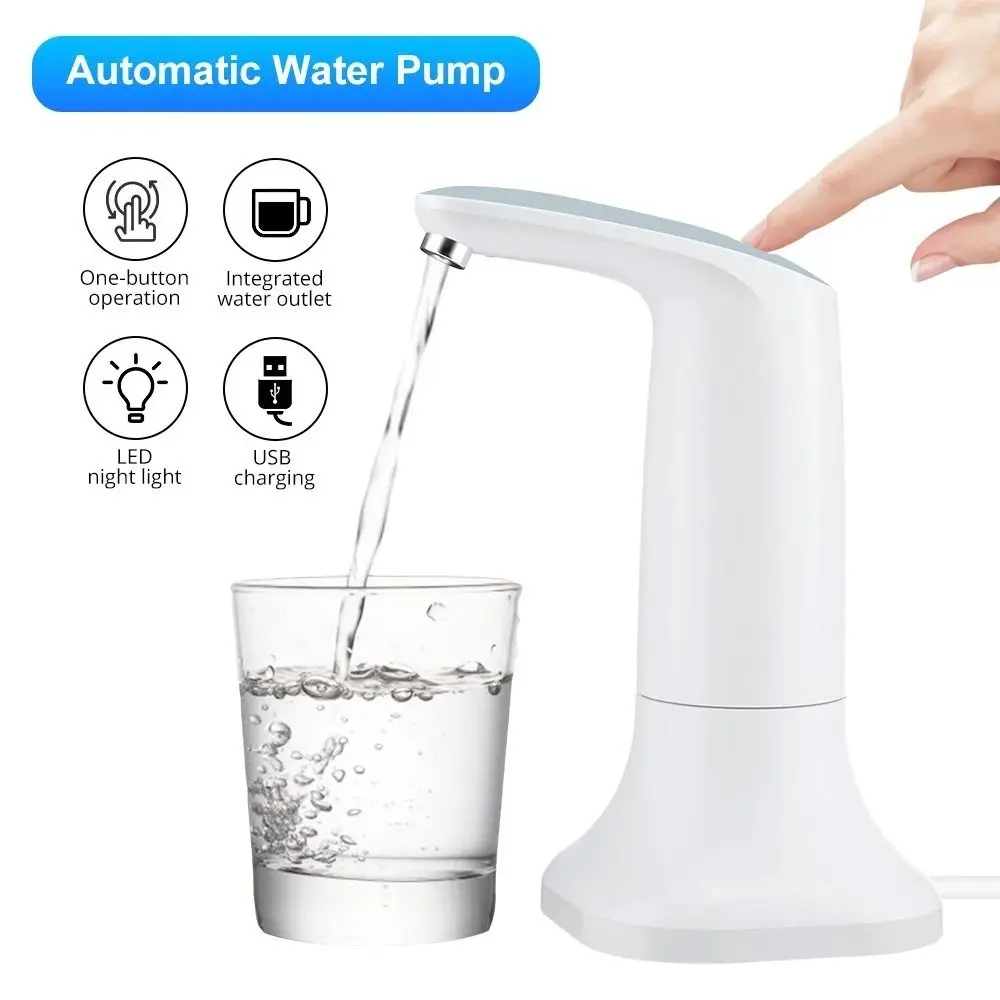 USB Charging Drinking Water Pump With Base Touch Control Water Dispenser Device Electric Powered Automatic Operation