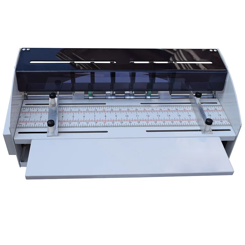 Creasing and Perforating Machine Hard Cover Book Making Machine Automatic Creaser Paper A3 Electric Paper Creasing Machine