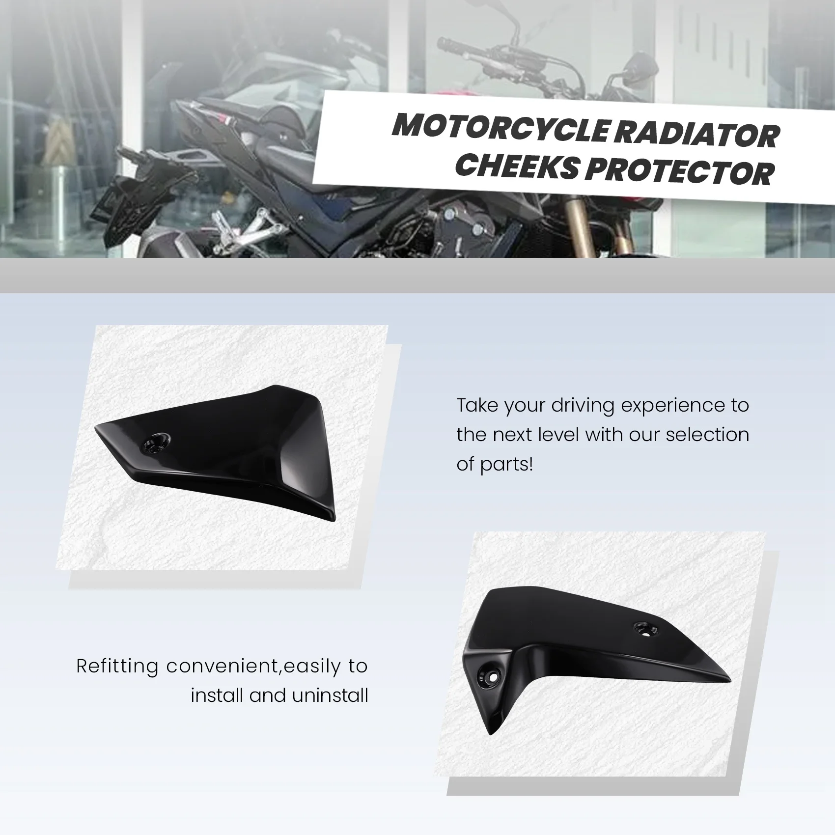 

Motorcycle Accessories Radiator Cheeks Protector Side Decorate Fairing For Honda Hornet 750 CB750 2022-2024